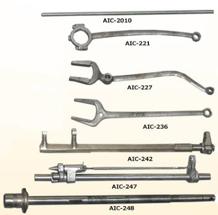 Industrial machine installation detail